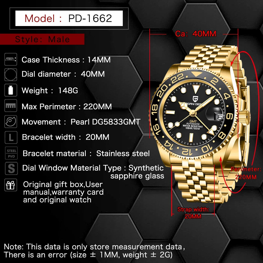 Men's Luxury Automatic Watch 